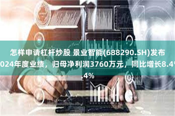 怎样申请杠杆炒股 景业智能(688290.SH)发布2024年度业绩，归母净利润3760万元，同比增长8.4%