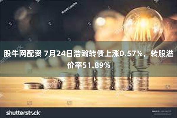 股牛网配资 7月24日浩瀚转债上涨0.57%，转股溢价率51.89%