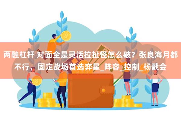 两融杠杆 对面全是灵活拉扯怪怎么破？张良海月都不行，固定战场首选弈星_阵容_控制_杨戬会