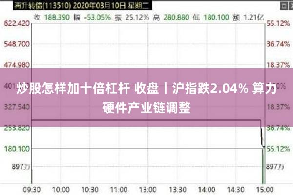 炒股怎样加十倍杠杆 收盘丨沪指跌2.04% 算力硬件产业链调整