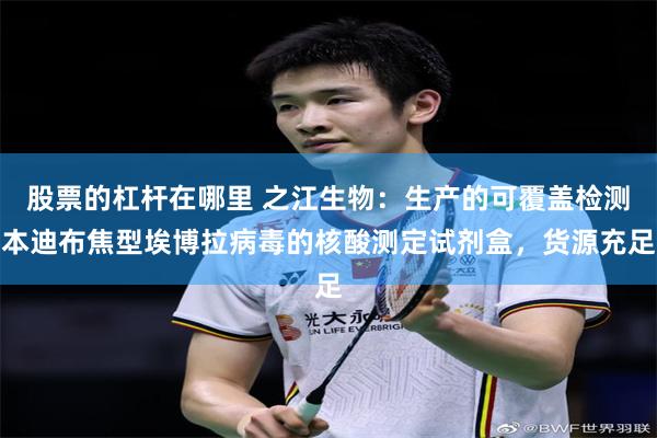 股票的杠杆在哪里 之江生物：生产的可覆盖检测本迪布焦型埃博拉病毒的核酸测定试剂盒，货源充足