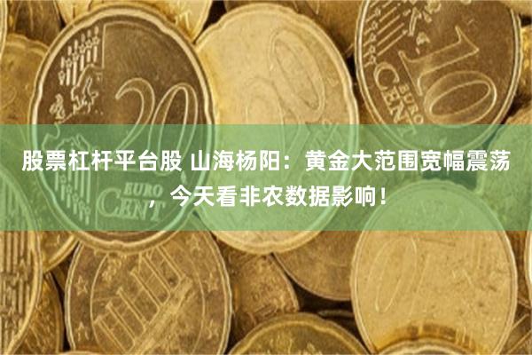 股票杠杆平台股 山海杨阳：黄金大范围宽幅震荡，今天看非农数据影响！