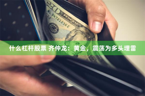 什么杠杆股票 齐仲龙：黄金，震荡为多头埋雷