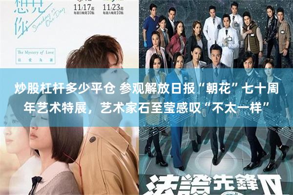 炒股杠杆多少平仓 参观解放日报“朝花”七十周年艺术特展，艺术家石至莹感叹“不太一样”