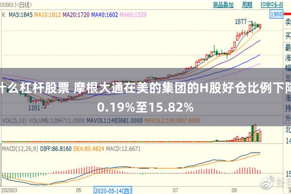什么杠杆股票 摩根大通在美的集团的H股好仓比例下降0.19%至15.82%